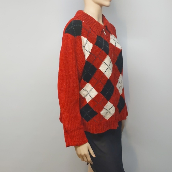 Argyle sweater by Carolyn Taylor - Picture 4 of 6